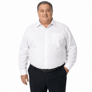 Darrahopens Fashion > Men's Fashion > Men's Shirts Mens BUSINESS SHIRT Plus Size King Big Large Formal in White In Australia - Darrahopens