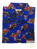 Darrahopens Fashion > Men's Fashion > Men's Shirts Mens Oahu Hawaiian Party Shirt Button Hippie Tops Short Sleeve Beach Holiday - Vintage Car (1425) - M