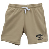 Darrahopens Fashion > Men's Fashion > Men's Shorts Men's Fleece Shorts Casual Sports Sweat Pants w Elastic Waist Drawstring Pockets, Beige, 3XL
