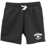Darrahopens Fashion > Men's Fashion > Men's Shorts Men's Fleece Shorts Casual Sports Sweat Pants w Elastic Waist Drawstring Pockets, Black, L