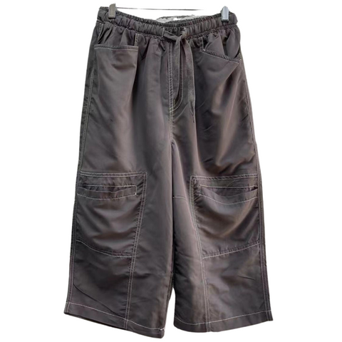 Darrahopens Fashion > Men's Fashion > Men's Shorts Mens 3/4 Longer Length Microfibre Cargo Shorts Bottoms - Rabbit - S