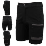 Darrahopens Fashion > Men's Fashion > Men's Shorts Mens Cargo Cotton Drill Work Shorts UPF 50+ 13 Pockets Tradies Workwear Trousers, Khaki, 28