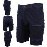 Darrahopens Fashion > Men's Fashion > Men's Shorts Mens Cargo Cotton Drill Work Shorts UPF 50+ 13 Pockets Tradies Workwear Trousers, Navy, 34