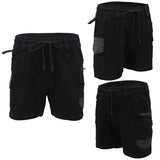 Darrahopens Fashion > Men's Fashion > Men's Shorts Mens Cargo Cotton Work Shorts 10 Pockets Tradies Utility Pants Workwear Trousers, Black, 38