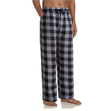 Darrahopens Fashion > Men's Fashion > Men's Sleepwear Flannel Plaid Pajama Pants for Men with Pockets Soft Sleepwear in Gray