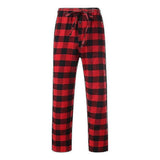 Darrahopens Fashion > Men's Fashion > Men's Sleepwear Flannel Plaid Pajama Pants for Men with Pockets Soft Sleepwear in Gray