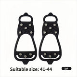 Darrahopens Fashion > Men's Fashion > Men's Sneakers & Sports Shoes 8-toothed crampon anti-slip shoe covers-Size30to40