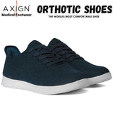 Axign River Orthotic Shoes Sneakers Runners Lightweight Casual Waterproof Sole - Navy In Australia - Darrahopens