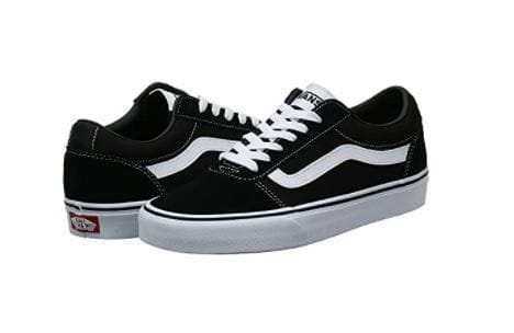Darrahopens Fashion > Men's Fashion > Men's Sneakers & Sports Shoes Vans Mens Ward Suede Canvas Sneakers Shoes - Black/White In Australia - Darrahopens