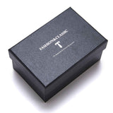 Darrahopens Fashion > Men's Fashion > Men's Suits & Tuxedos HB383 Dark Blue Premium Men's 4-Piece Formal Tie Set -  Necktie, Pocket Square, Cufflinks, and Tie Clip in a Luxury Gift Box In Australia - Darrahopens