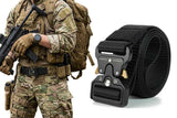 Darrahopens Fashion > Men's Fashion > Men's Suits & Tuxedos Nylon Tactical Belt Quick-Release for Outdoor Work Daily - Army Green