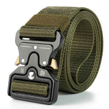 Darrahopens Fashion > Men's Fashion > Men's Suits & Tuxedos Nylon Tactical Belt Quick-Release for Outdoor Work Daily - Army Green