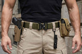 Darrahopens Fashion > Men's Fashion > Men's Suits & Tuxedos Nylon Tactical Belt Quick-Release for Outdoor Work Daily - Army Green