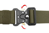 Darrahopens Fashion > Men's Fashion > Men's Suits & Tuxedos Nylon Tactical Belt Quick-Release for Outdoor Work Daily - Army Green