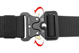 Darrahopens Fashion > Men's Fashion > Men's Suits & Tuxedos Nylon Tactical Belt Quick-Release for Outdoor Work Daily - Black