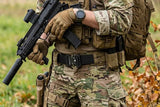 Darrahopens Fashion > Men's Fashion > Men's Suits & Tuxedos Nylon Tactical Belt Quick-Release for Outdoor Work Daily - Black