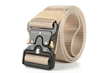 Darrahopens Fashion > Men's Fashion > Men's Suits & Tuxedos Nylon Tactical Belt Quick-Release for Outdoor Work Daily - Khaki