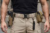 Darrahopens Fashion > Men's Fashion > Men's Suits & Tuxedos Nylon Tactical Belt Quick-Release for Outdoor Work Daily - Khaki