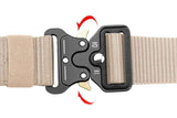 Darrahopens Fashion > Men's Fashion > Men's Suits & Tuxedos Nylon Tactical Belt Quick-Release for Outdoor Work Daily - Khaki