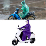 Darrahopens Fashion > Men's Fashion > Men's Sweats & Trackpants Electric Bike Raincoat Enlarged Protection Oxford Cloth Adults Sleeve Rain Poncho for Cycling Purple 5XL In Australia - Darrahopens
