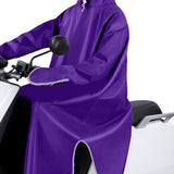 Darrahopens Fashion > Men's Fashion > Men's Sweats & Trackpants Electric Bike Raincoat Enlarged Protection Oxford Cloth Adults Sleeve Rain Poncho for Cycling Purple 5XL In Australia - Darrahopens