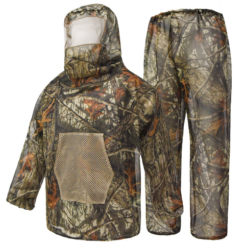 Darrahopens Fashion > Men's Fashion > Men's Sweats & Trackpants Legendary Ancient Tree Camouflage 2.0 Camouflage Mosquito Repellent Suit Ultra-Fine Mesh Hooded Ghillie Suit for Outdoor Hunting Camping Fishing and Beekeeping(XL/XXL)