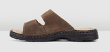 Darrahopens Fashion > Men's Fashion > Men's Thongs & Sandals Hush Puppies Slider Mens Leather Adjustable Strap Sandals Slippers Shoes - Brown In Australia - Darrahopens