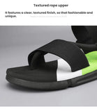 Darrahopens Fashion > Men's Fashion > Men's Thongs & Sandals Men's 3-Color Convertible Sandals & Slippers, Outdoor Non-Slip EVA Thick-Sole Beach Shoes for Dual Wear(black)