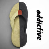 Darrahopens Fashion > Men's Fashion > Men's Thongs & Sandals Men's Outdoor Non-Slip Flip Flops, 6 Colors EVA Lightweight Thick-Sole Beach Sandals for Casual & Sports(black and green)