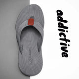 Darrahopens Fashion > Men's Fashion > Men's Thongs & Sandals Men's Outdoor Non-Slip Flip Flops, 6 Colors EVA Lightweight Thick-Sole Beach Sandals for Casual & Sports(gray)