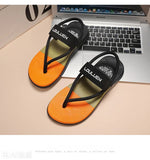Darrahopens Fashion > Men's Fashion > Men's Thongs & Sandals Men's Outdoor Non-Slip Sandals, EVA Lightweight Thick-Sole Beach Slippers for Casual & Sports(black-41)