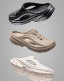 Darrahopens Fashion > Men's Fashion > Men's Thongs & Sandals Men's Summer EVA Crocs with 3 Color Options - Breathable, Non-Slip, Comfortable Beach & Casual Sandals(khaki)