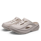 Darrahopens Fashion > Men's Fashion > Men's Thongs & Sandals Men's Summer EVA Crocs with 3 Color Options - Breathable, Non-Slip, Comfortable Beach & Casual Sandals(white)