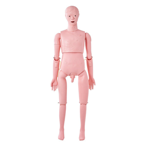 Darrahopens Fashion > Men's Fashion > Men's Thongs & Sandals VEVOR Nursing Training Manikin, Male Life Size Demonstration Human Manikin for Nursing Training, Multifunctional Education Teaching Model Supplies, PVC Anatomical Mannequin Body Care Simulator Model