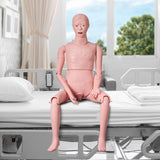 Darrahopens Fashion > Men's Fashion > Men's Thongs & Sandals VEVOR Nursing Training Manikin, Male Life Size Demonstration Human Manikin for Nursing Training, Multifunctional Education Teaching Model Supplies, PVC Anatomical Mannequin Body Care Simulator Model