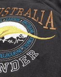 Darrahopens Fashion > Men's Fashion > Men's Tops & T-shirts Adult Australia Kangaroo T Shirt Australia Day Souvenir Tee Top 100% Cotton - Navy - M