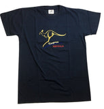 Darrahopens Fashion > Men's Fashion > Men's Tops & T-shirts Adult Australian Kangaroo T Shirt Australia Day 100% Cotton Souvenir Tee Top - Navy - XL