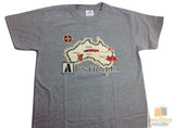 Darrahopens Fashion > Men's Fashion > Men's Tops & T-shirts Adult T Shirt Australian Australia Day Souvenir Tee Top 100% COTTON - Grey - Small