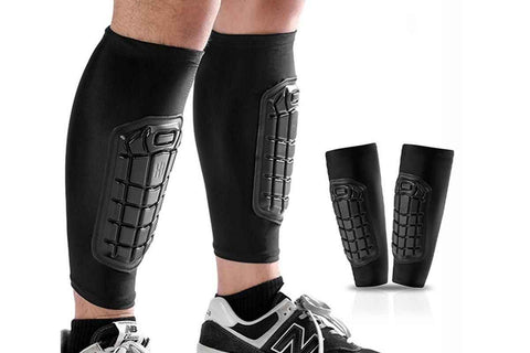 Darrahopens Fashion > Men's Fashion > Men's Uggs & Slippers Anti-Slip Leg Guards - Breathable Non-Slip Calf Protection for Sports & Cycling - XL