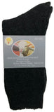 Darrahopens Fashion > Men's Fashion > Men's Underwear & Socks 1 Pair Merino Wool Blend Woolen Work Socks Hiking Heavy Duty Warm Winter Thermal - Black - 11-14
