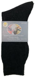 Darrahopens Fashion > Men's Fashion > Men's Underwear & Socks 1 Pair Merino Wool Blend Woolen Work Socks Hiking Heavy Duty Warm Winter Thermal - Black - 7-11
