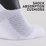 Darrahopens Fashion > Men's Fashion > Men's Underwear & Socks 12X Rexy Cushion No Show Ankle Socks Medium Non-Slip Breathable WHITE