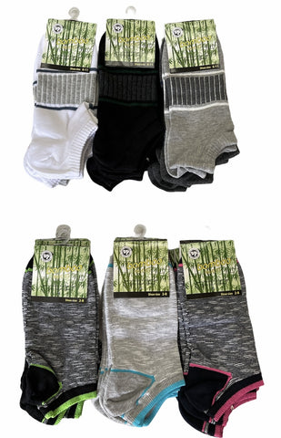 Darrahopens Fashion > Men's Fashion > Men's Underwear & Socks 1x Pair Bamboo Anklet Socks Work Sport Ankle Cushion Odour Resistant Natural - 6-11