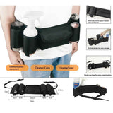 Darrahopens Fashion > Men's Fashion > Men's Underwear & Socks 2 pack Beer Belt, Adjustable 4 Pack Beer Belt Holder, Oxford Beer Waist Holder for Man, Women, White Elephant Game Ideas (black)（only bag）