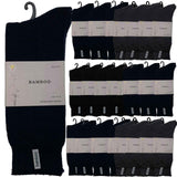 24 Pairs PREMIUM BAMBOO SOCKS Mens Heavy Duty Thick Work Socks BULK Cushion - Assorted Colour Pack In Australia - Darrahopens