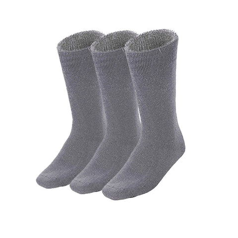Darrahopens Fashion > Men's Fashion > Men's Underwear & Socks 3 Pairs BAMBOO SOCKS Mens Heavy Duty Premium Thick Work Socks Cushion BULK - Charcoal Grey - 11-14