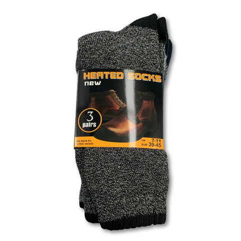 Darrahopens Fashion > Men's Fashion > Men's Underwear & Socks 3 Pairs Mens THERMAL HEATED SOCKS Warm Winter Comfort Mens Work Size UK 7-11