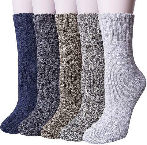 Darrahopens Fashion > Men's Fashion > Men's Underwear & Socks 3x Mens Pairs Thick Wool Blend Work Socks Heavy Duty Outdoor Warm (EU42-EU48)