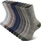 Darrahopens Fashion > Men's Fashion > Men's Underwear & Socks 6 Pairs Heavy Duty Wool Blend Work Socks Extra Thick Cushion in Assorted Colours - 2-8