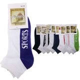 Darrahopens Fashion > Men's Fashion > Men's Underwear & Socks 9x COTTON ANKLE SOCKS Sport Cushion Foot Low Cut Running - Assorted Colours Bulk - 11-14